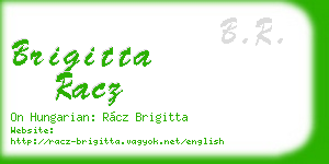 brigitta racz business card