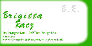 brigitta racz business card